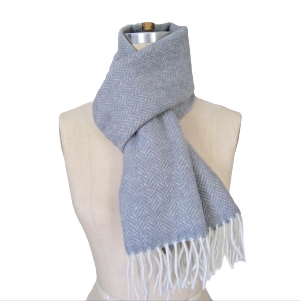 J Crew Chevron Fringe Scarf